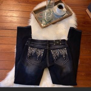 Sequined pocket miss me jeans!